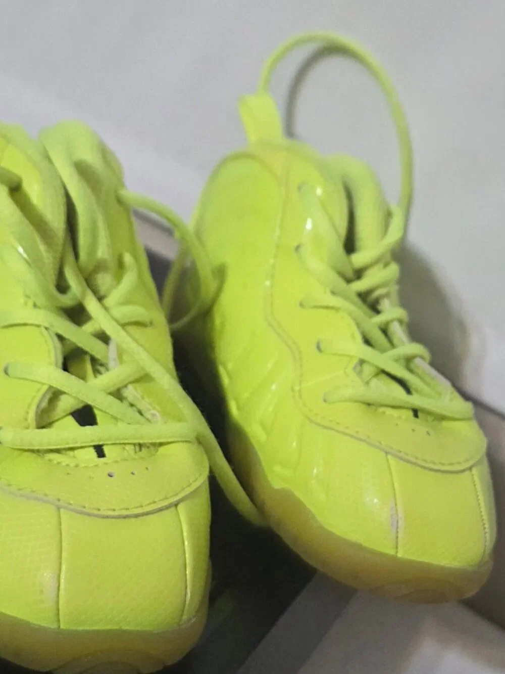 Nike Little Posite Pro TD Volt 843769-702 Size 7C